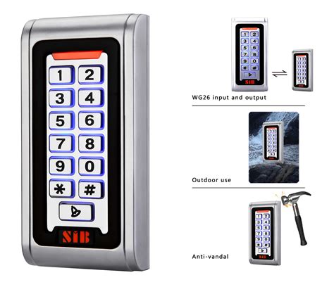 Standalone Metal Keypad RFID Access Control Reader 